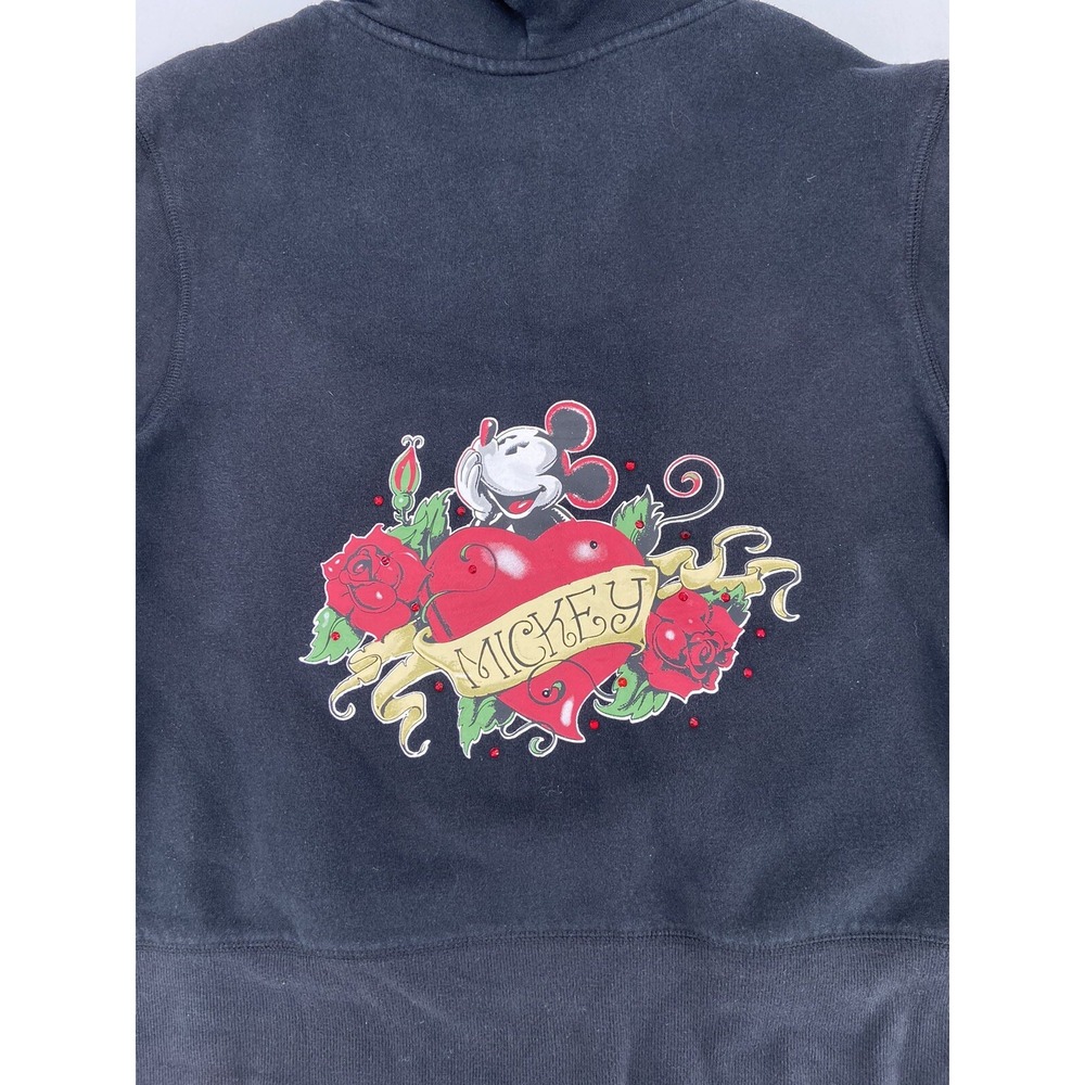 LOT OF‎ 2 Mickey Mouse DISNEY Parks Hooded Sweater Youth Sz XL SEE PHOTOS - Picture 10 of 11